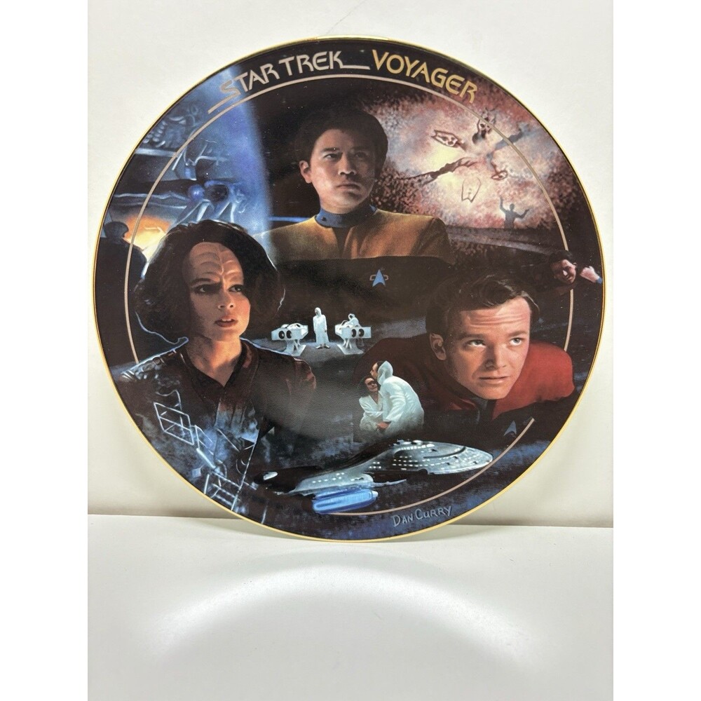 Bonds Of Friendship 1996 Star Trek The Voyager 8" Plate Hamilton Collection